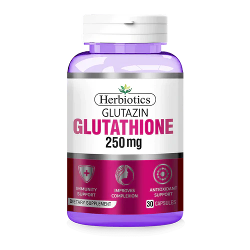 Herbiotics Glutazin (Glutathione) 250mg, 30 Ct